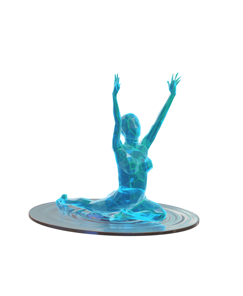 Water Sprite Book Shelf Decor 3d model