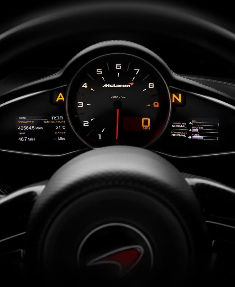 McLaren Wall Clock tachometer STL 3MF DIGITAL FILE 3d model