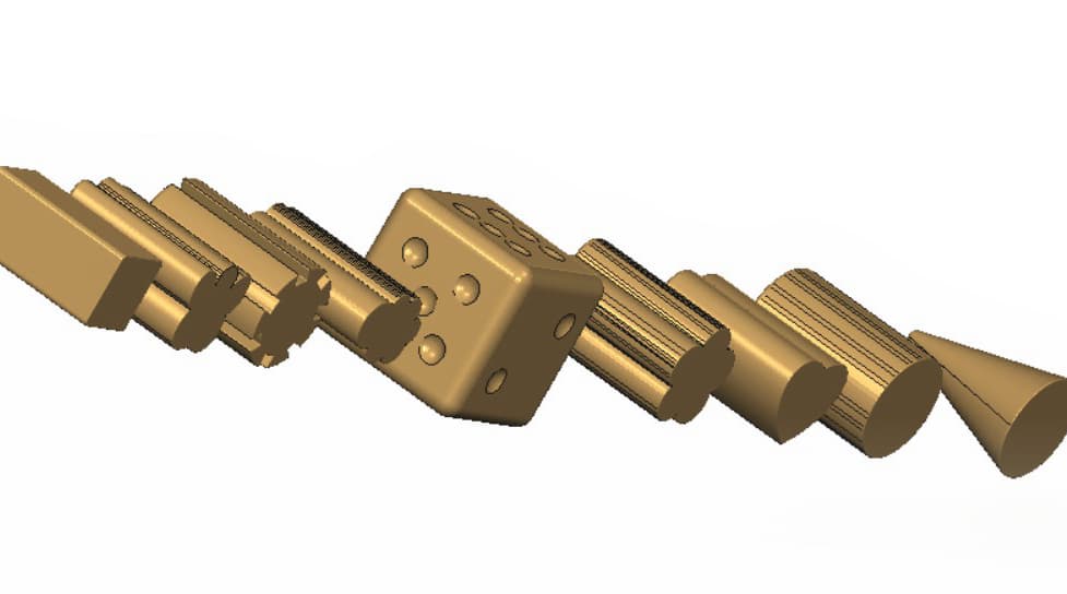 Estructura geométrica 3D 3d model
