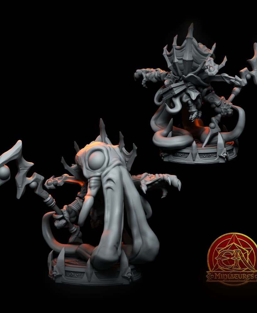 Spam Blabberbaugh - Squidling Wizard 3d model