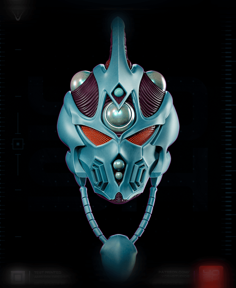 Guyver Helmet 3D Printer STL 3d model