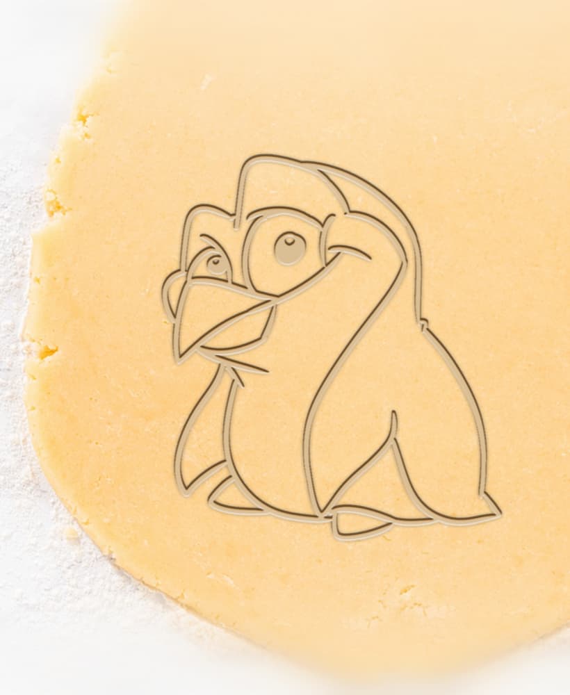 Penguin Cookie Cutter, Biscuit Cutter 3d model