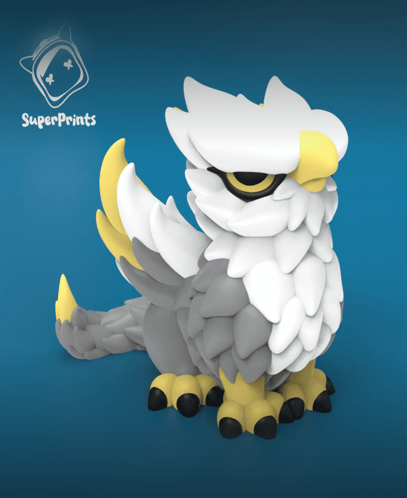 Griffon - Easy Multicolor FDM RPG Minis (No supports) 3d model