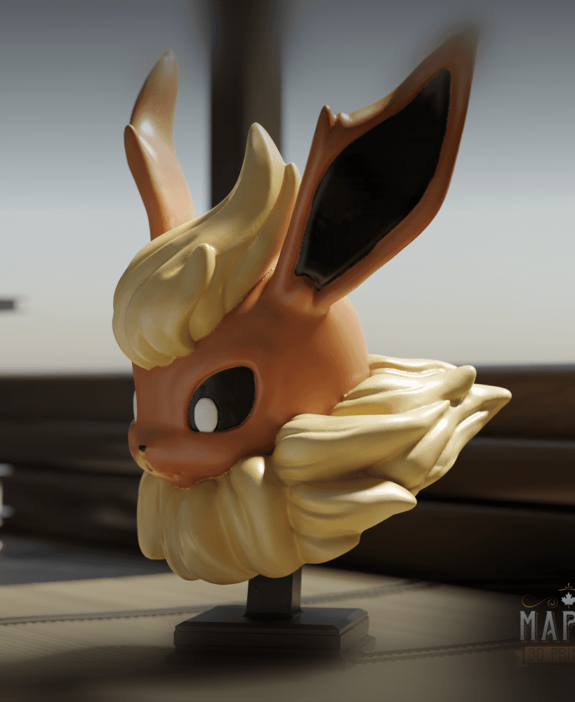 Flareon Bust 3d model