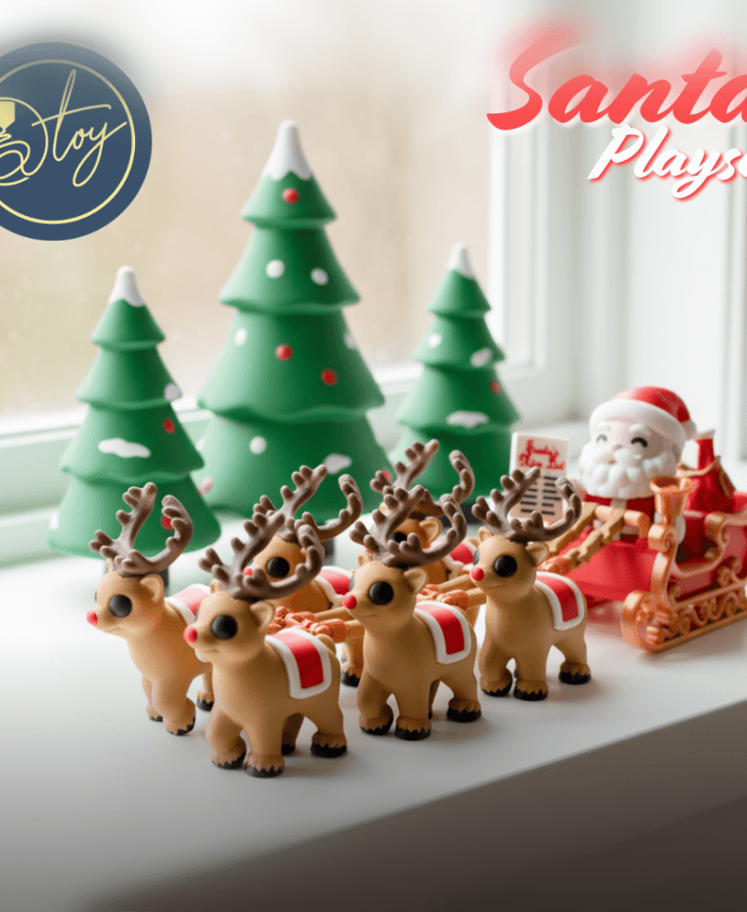 Santa Playset 3d model