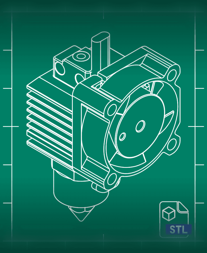 Bambu Lab X1C hotend mod STL 3d model