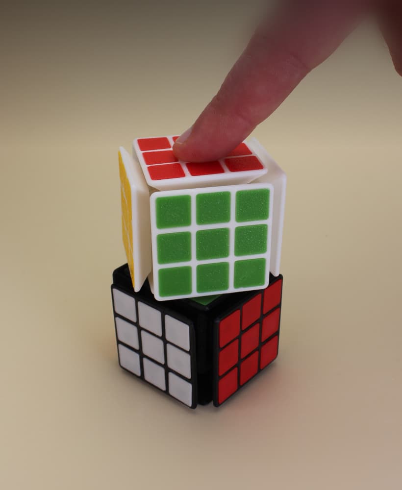 Rubik’s Cube Fidget Clicker 3d model