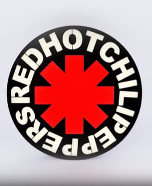 Red Hot Chili Peppers - LED strip compatible 3d model