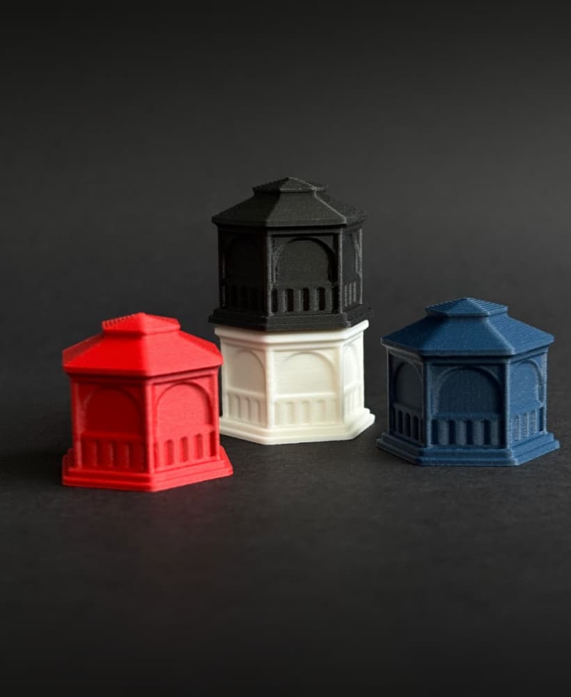 Gazebo token 3d model