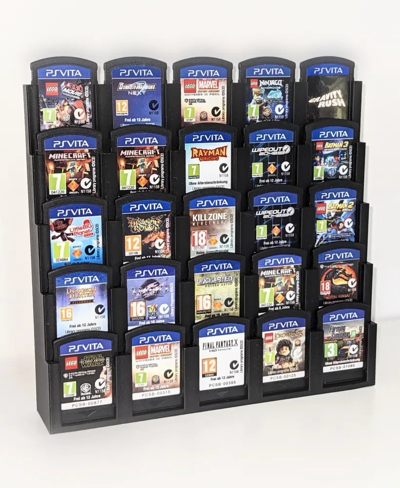 PS Vita Play Station Game Cartridge Tower Collection 100 models 3d model