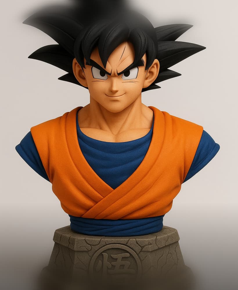 Goku Bust.stl 3d model