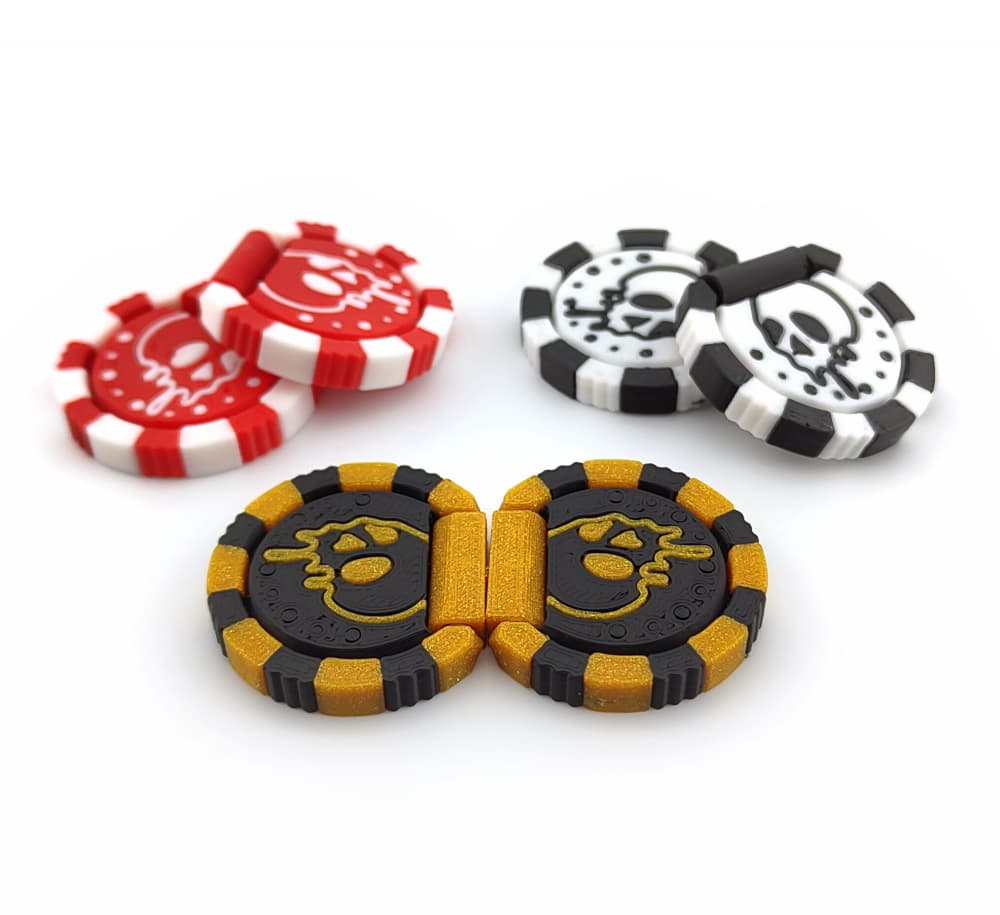 Fidget Chip 3d model