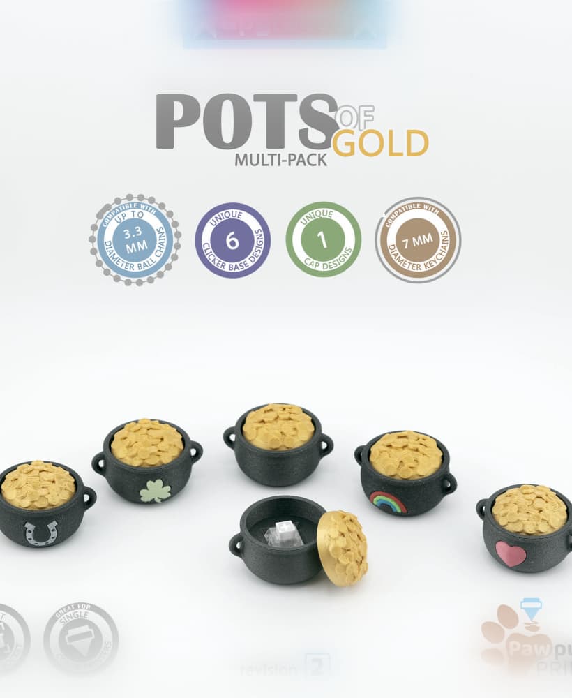 Pots-of-Gold Multi-Pack 3d model