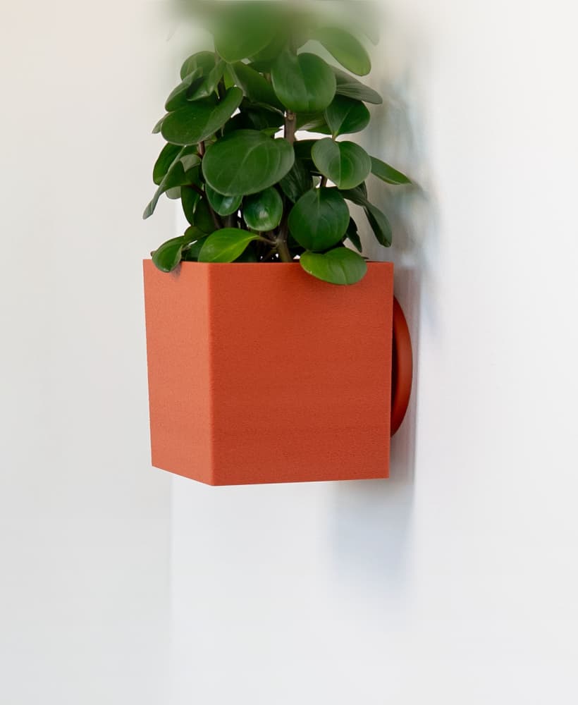 Square Tapered Planter 3d model