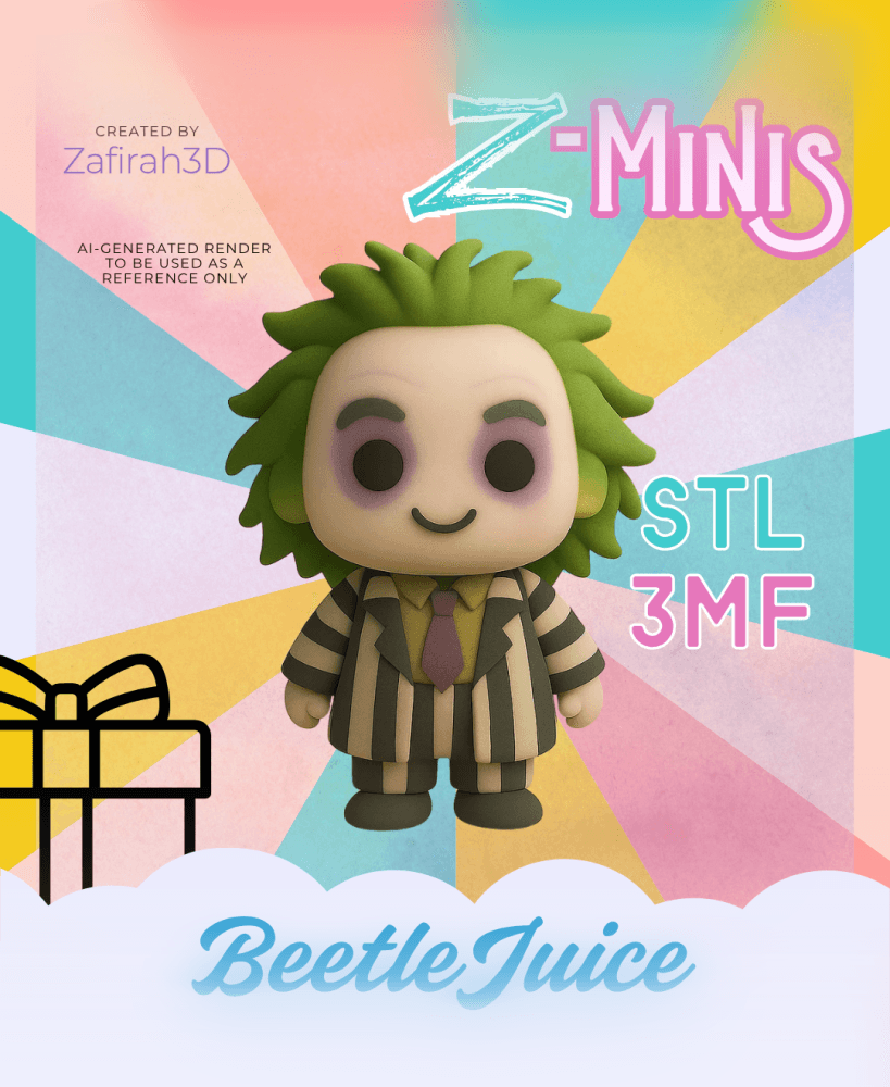 BEETLEJUICE Z-MINIS 3d model