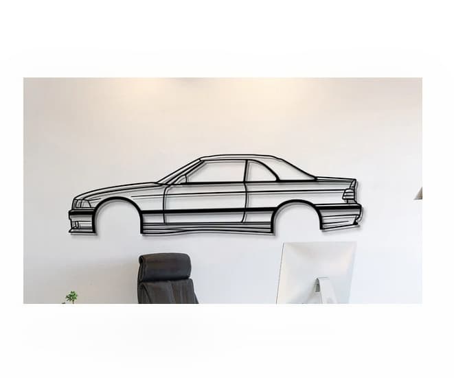 BMW - E36 Capote Wall Art 3d model