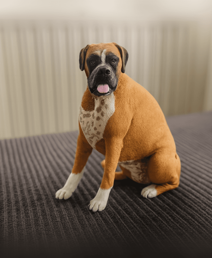 boxer perro 3d model