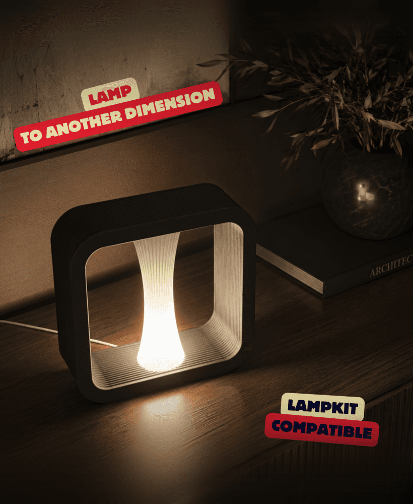 LAMP TO ANOTHER DIMENSION (STRANGER LAMP) - LAMP KIT LAMP / DESIGNER LAMP / MODERN HOMEDECOR 3d model