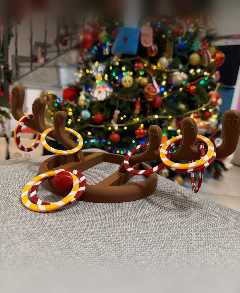 Rudolph Ring Toss 3d model