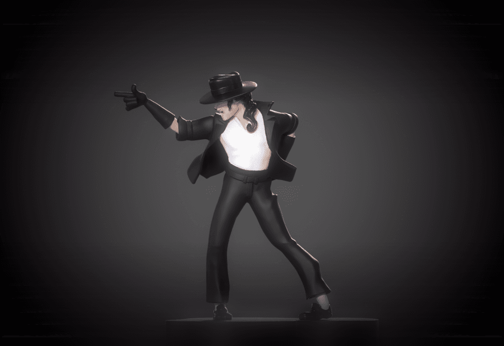 The King of Pop — Smooth Criminal Tribute 3d model