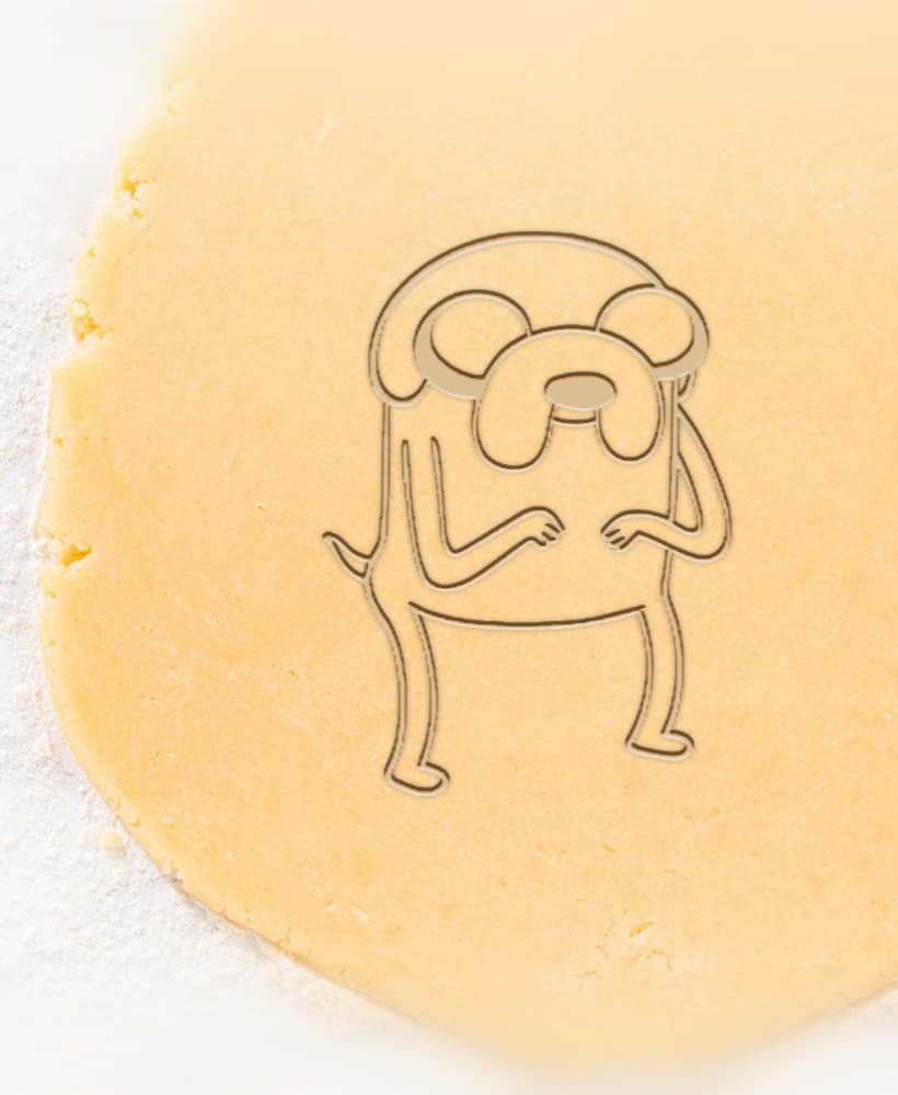 Adventure Time Cookie Cutter, Biscuit Cutter 3d model