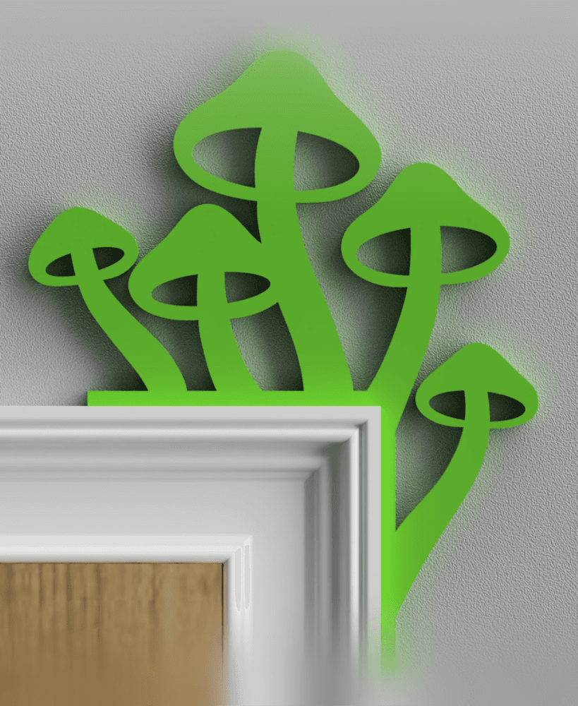 Mushrooms Door Topper 3d model