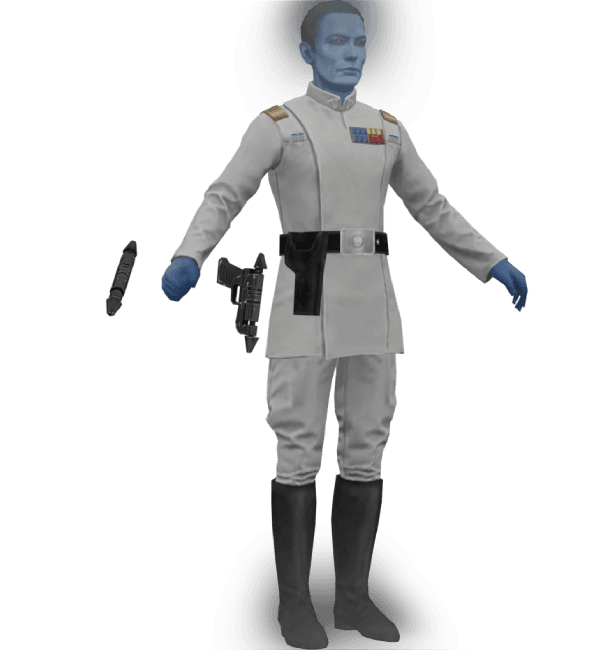 Grand Admiral Thrawn 3d model