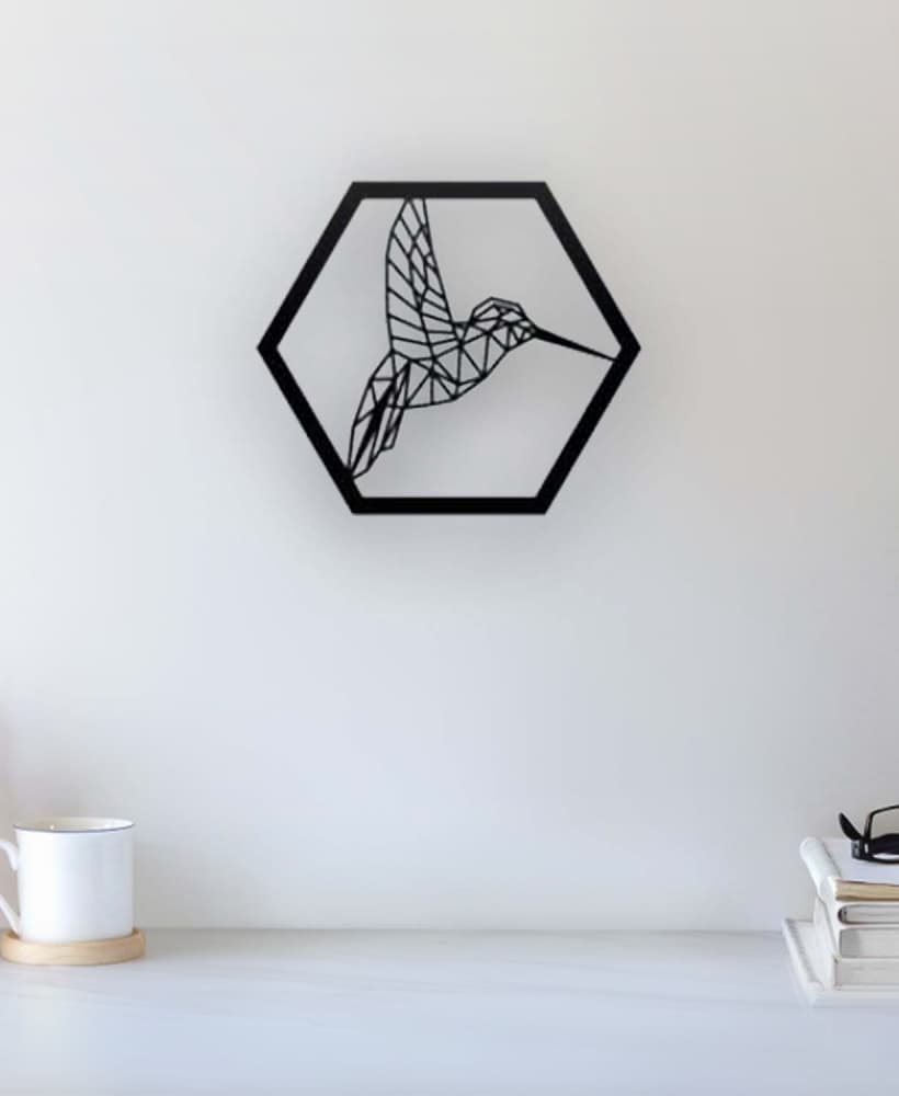 Hummingbird Wall Art 3d model