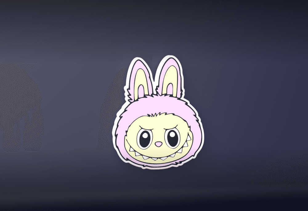 Labubu V2 - FREE wall art 3d model