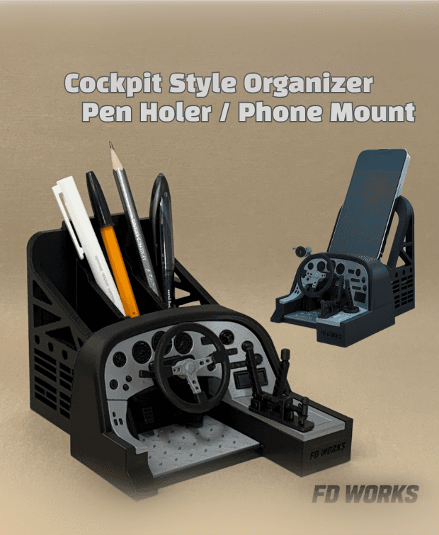 Car Cockpit Style Organizer Series 01 3d model