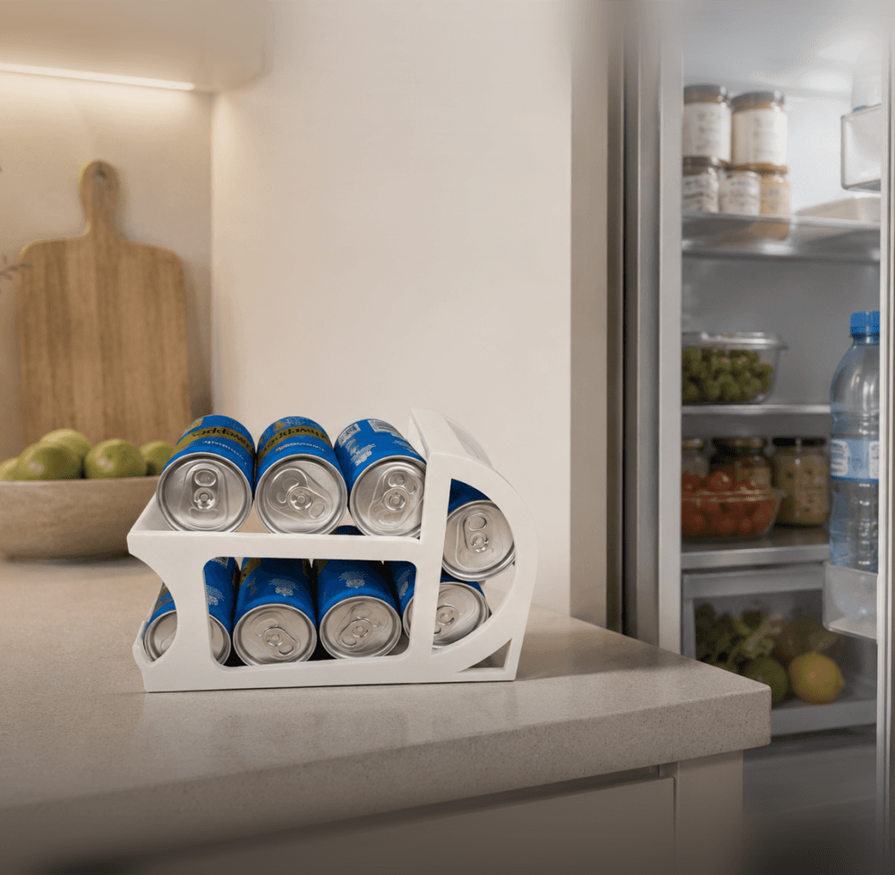 Space-Saving 150ml Gravity-Fed Can Holder 3d model