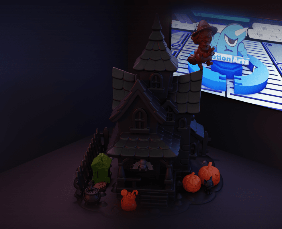 Diorama Halloween.stl 3d model