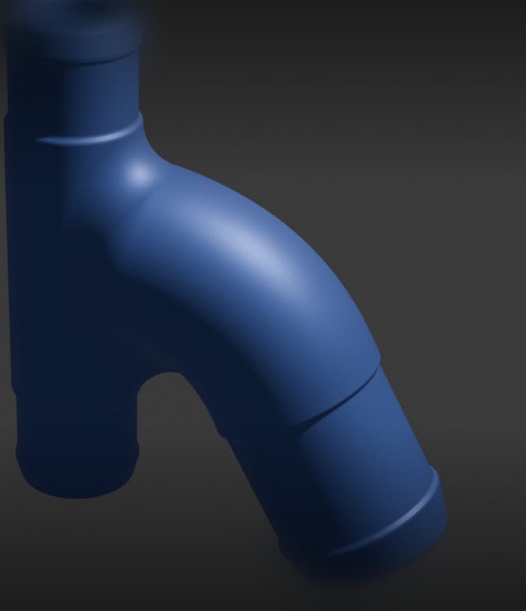 Adaptador personalizado para jacuzzi 3d model