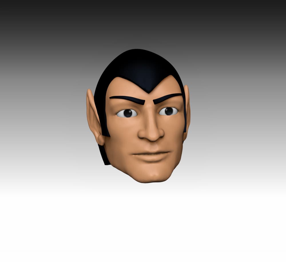 Arkion Head MOTU Classics 3d model
