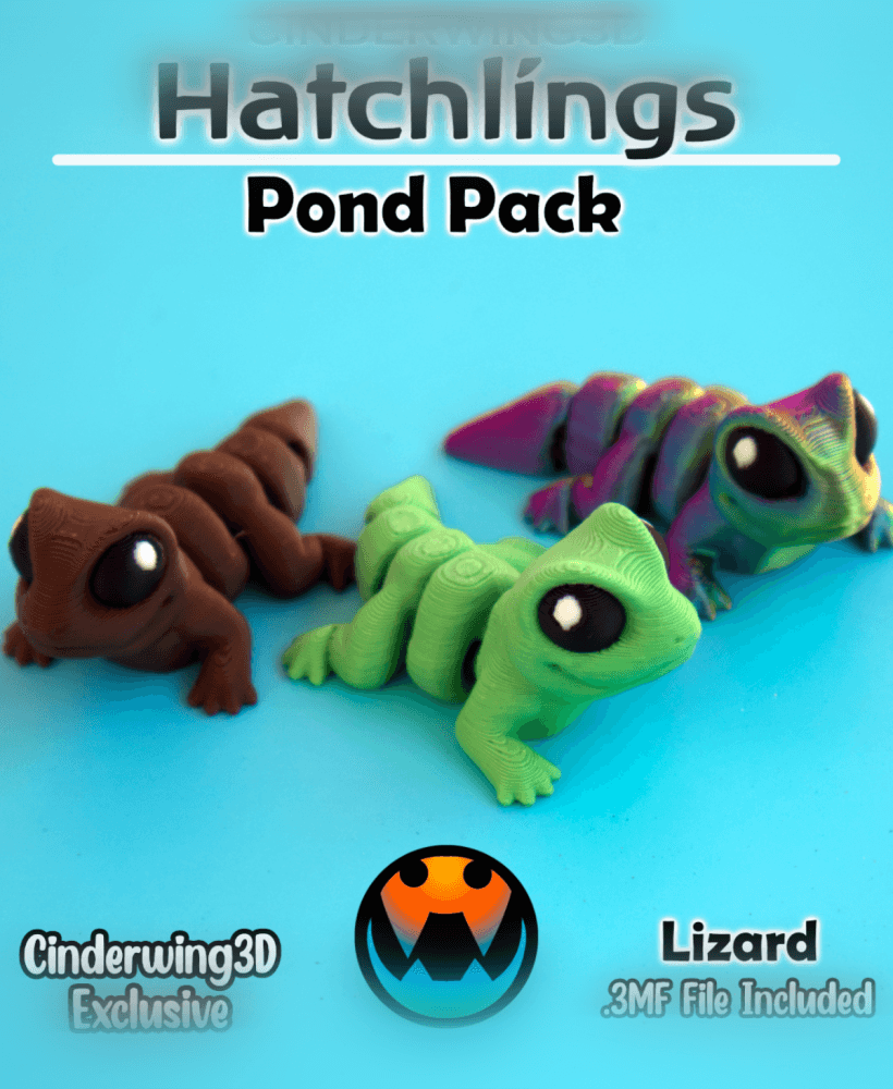 Lizard - Hatchling 3d model