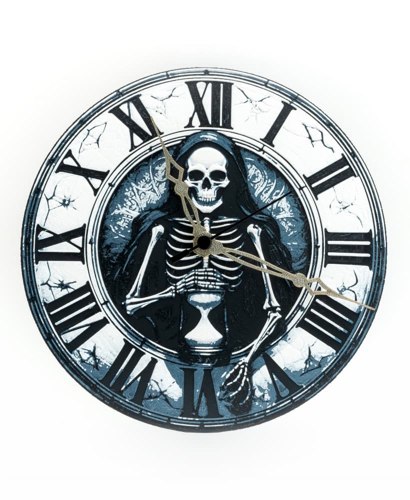 Skeleton Wall Clock 3d model