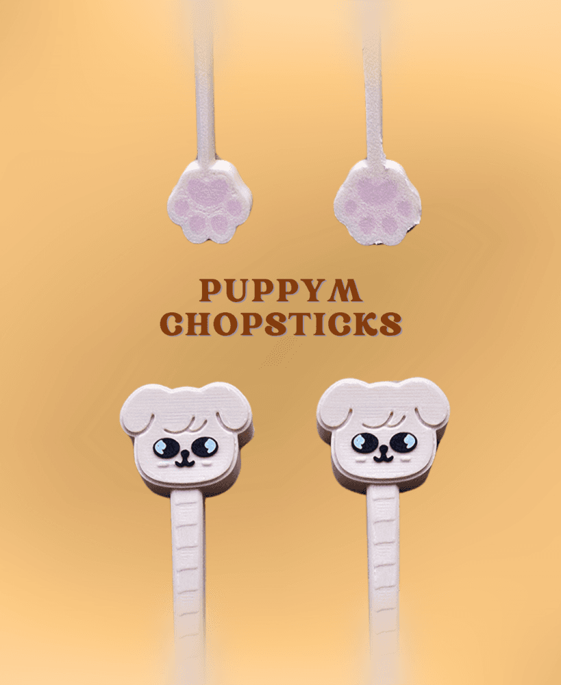 PuppyM SKZOO Inspired Chopsticks - AMS 3MF 3D Print File 3d model