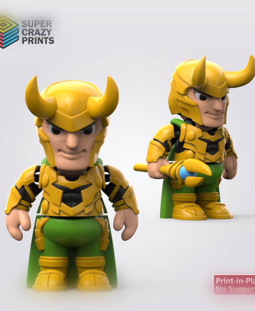 Flexi Loki 3d model