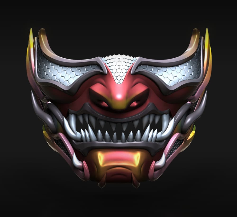 Blade Mempo Mask 3d model