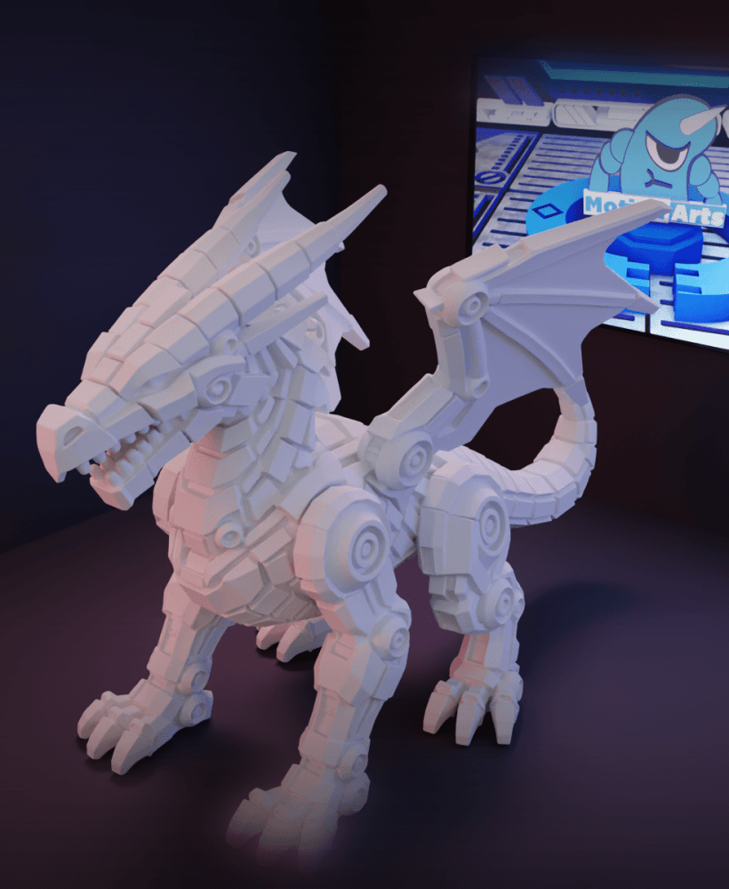 Dragao Robo.stl 3d model