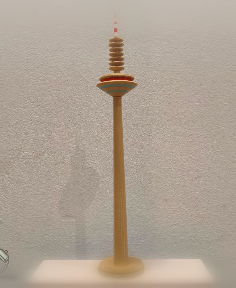 Europaturm Frankfurt – 3D Printable Landmark Model 3d model