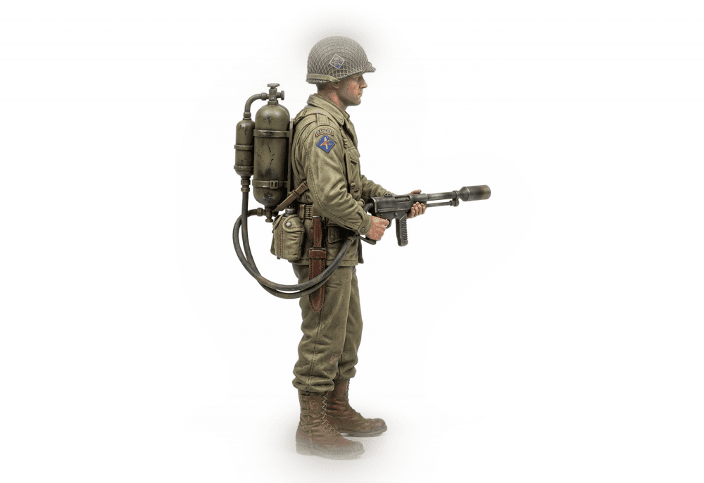 U.S. Army Rangers: Flamethrower operator 3d model