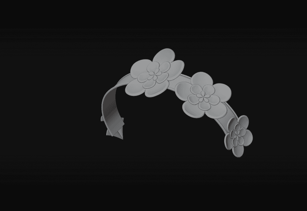 Tribbie head band 3d model