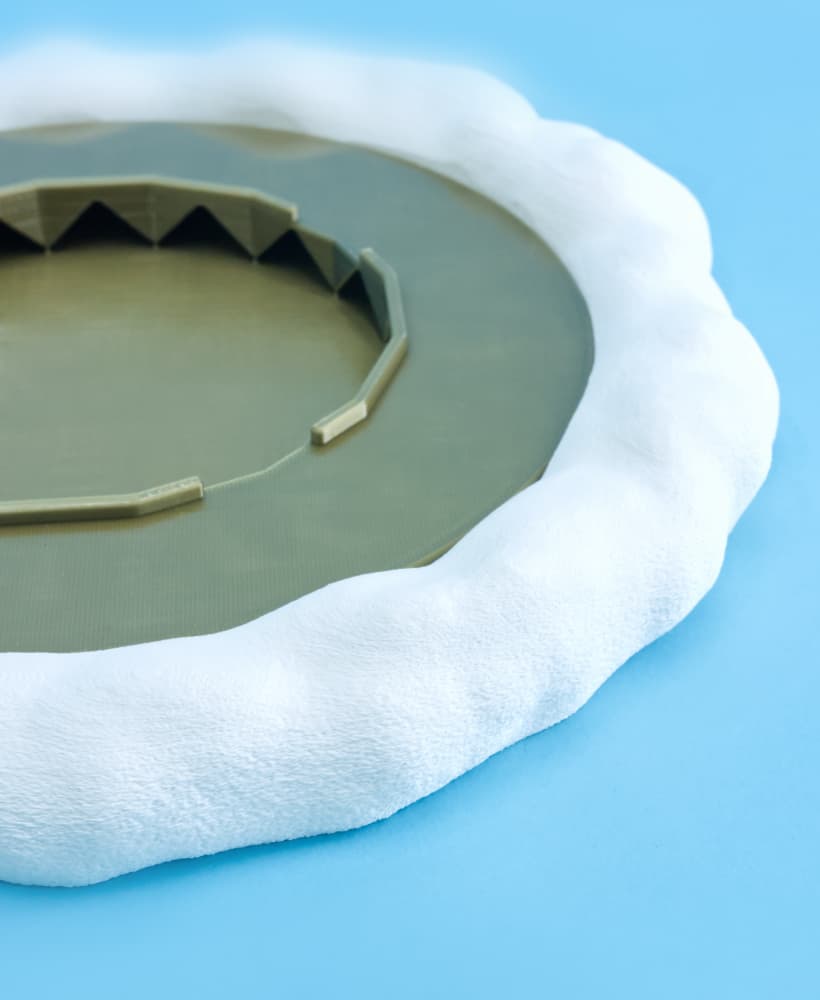 Cloud Dish/Frame for 200mm Chunky Puck Drip Tray 3d model