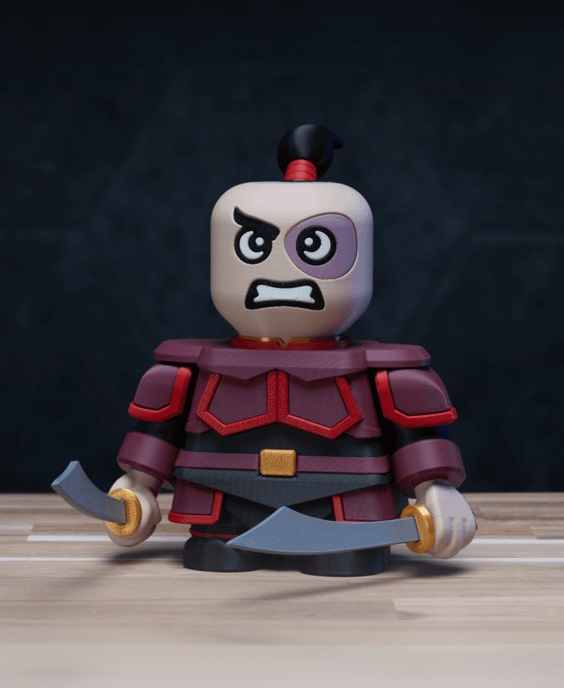 Chunky Zuko - Avatar: the Last Airbender Kit | No Supports, No AMS, No Glue 3d model
