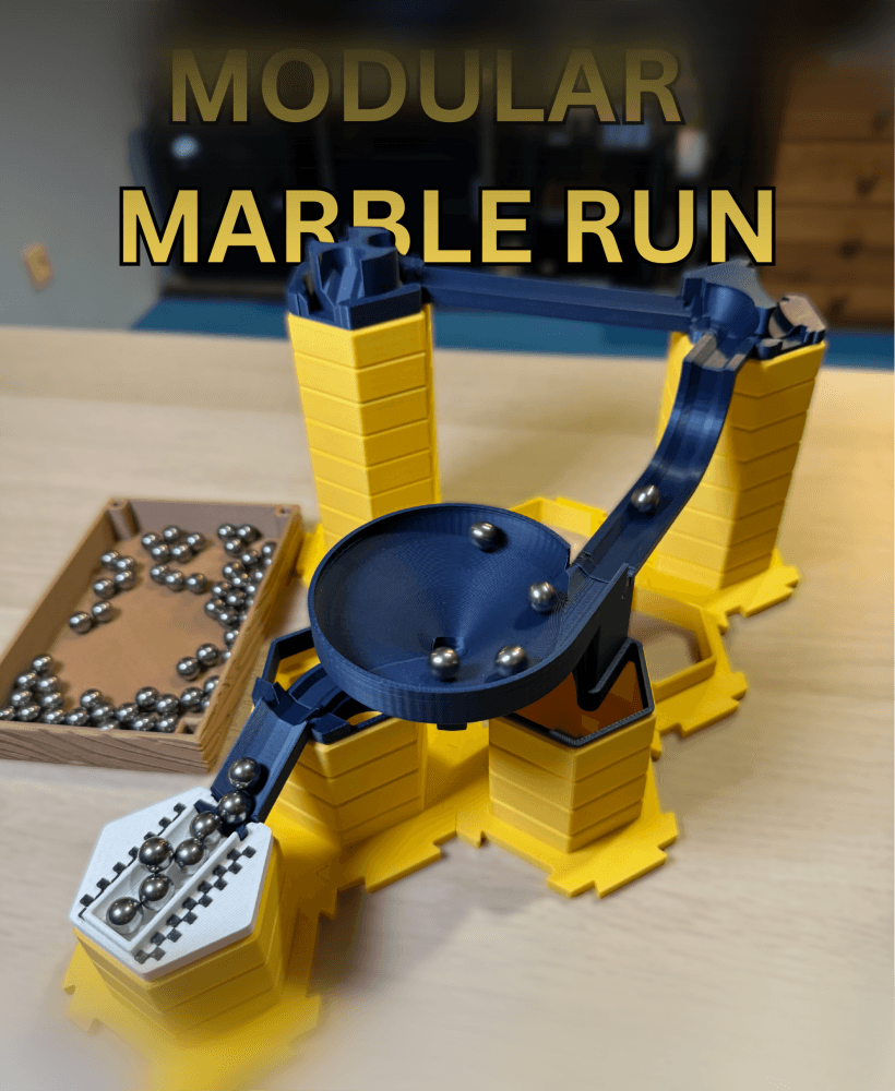 MARBLE RUN INFITELY MODULAR 3d model