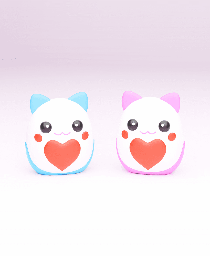 Meet Lovii: The Ultimate Valentine’s Kawaii Creature! 3d model