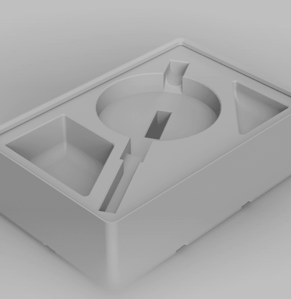 Mitutoyo Dial Indicator - 2416A Gridfinity Holder 3d model