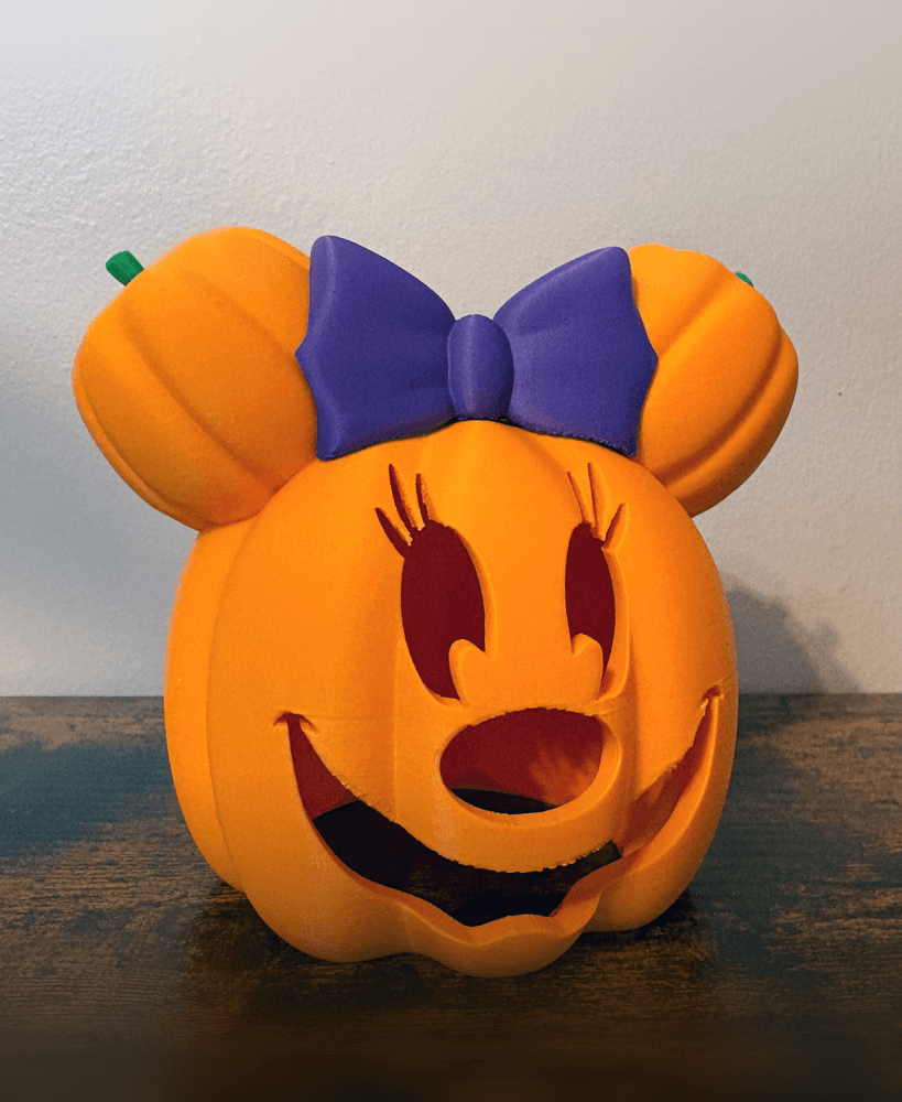 Minnie Mouse Jack-O-Lantern 3d model