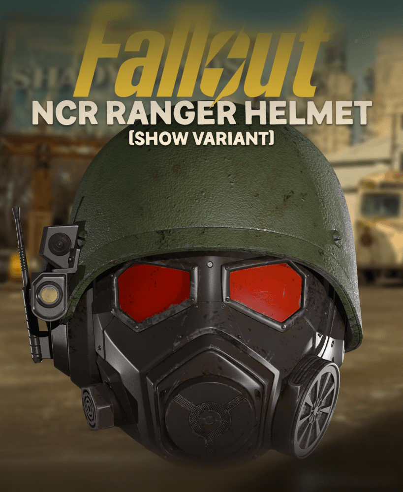 NCR Ranger Helmet - Fallout Show Variant 3d model